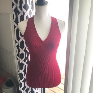 Metallic Sleeveless Sweater